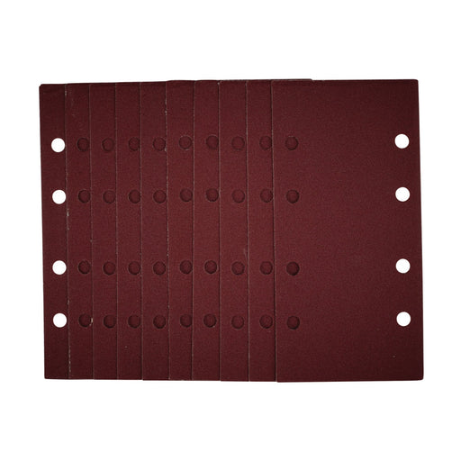 1/3-Sanding-Sheets-with-Hook-and-Loop,-93-x-190mm,-120-Grit-(Pack-of-10)