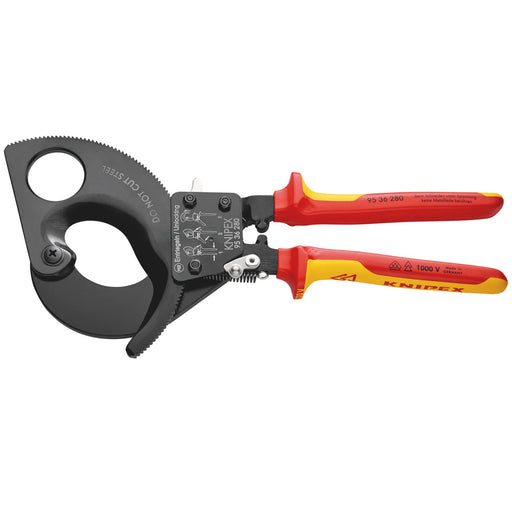 KNIPEX-95-36-280-VDE-Heavy-Duty-Cable-Cutter,-280mm