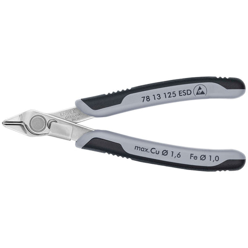 KNIPEX-78-13-125-Electronic-Super-KnipsÂ®-with-multi-component-grips,-125mm