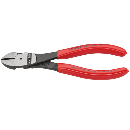 KNIPEX-74-01-160-SB-High-Leverage-Diagonal-Cutter,-160mm