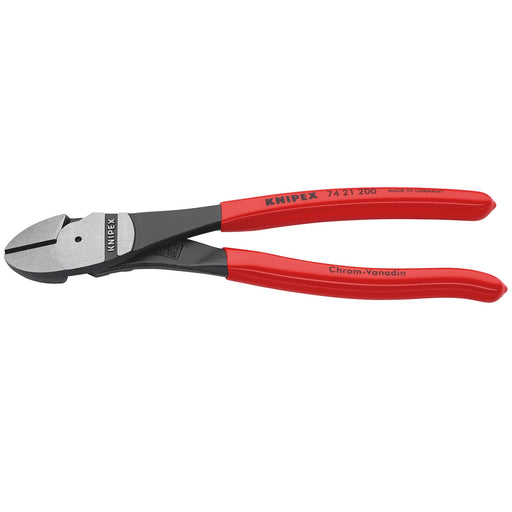 KNIPEX-74-21-200-SB-High-Leverage-Diagonal-Cutter,-200mm