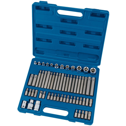 Draper-Expert-Mechanics-Socket-and-Bit-Set,-3/8,-1/2"-Sq.-Dr.-(61-Piece)