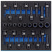 Draper-Expert-TX-STARÂ®-Impact-&-Hex-Socket-Set-in-1/2-Drawer-EVA-Insert-Tray,-1/2"-Sq.-Dr.-(28-Piece)