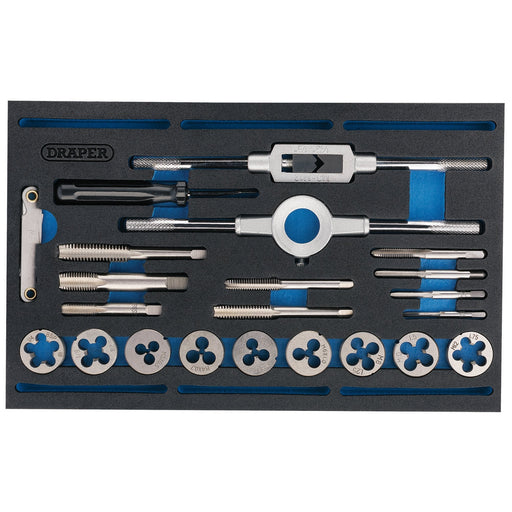Combination-Tap-and-Die-Set---Metric-and-BSP-in-EVA-Foam-Insert-Tray-(22-Piece)