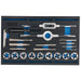 Combination-Tap-and-Die-Set---Metric-and-BSP-in-EVA-Foam-Insert-Tray-(22-Piece)