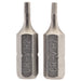 Hexagonal-Insert-Bit,-2mm,-1/4"-Hex,-25mm-Long-(Pack-of-2)