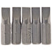 Plain-Slot-Insert-Bit,-6mm,-1/4"-Hex,-25mm-Long-(Pack-of-5)