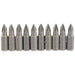 PZ-Type-Insert-Bit,-1/4"-Hex,-25mm-Long,-No.1-(Pack-of-10)