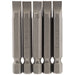 Plain-Slot-Insert-Bit,-6.5mm,-1/4"-Hex,-50mm-Long-(Pack-of-5)