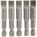 Plain-Slot-Insert-Bit,-8mm,-1/4"-Hex,-50mm-Long-(Pack-of-5)