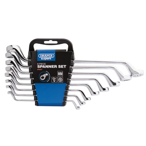 Draper-Expert-HI-TORQÂ®-Deep-Offset-Metric-Ring-Spanner-Set-(8-Piece)