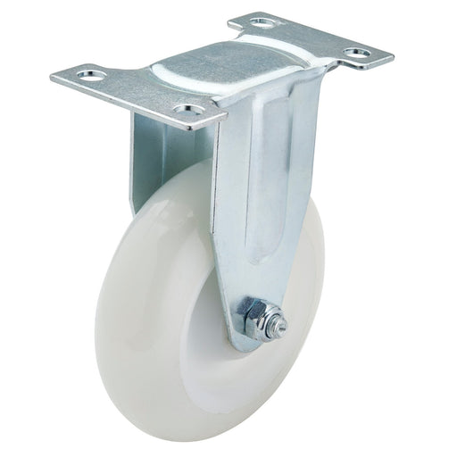 Fixed-Plate-Fixing-Nylon-Wheel,-100mm-Diameter,-S.W.L.-125kg