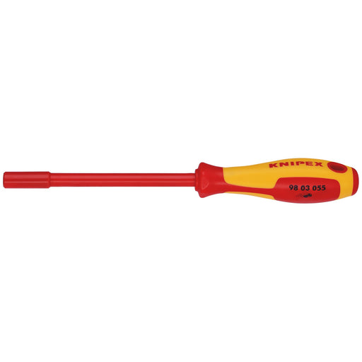 KNIPEX-98-03-055-VDE-Insulated-Nut-Driver,-5.5-x-125mm