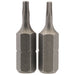 Draper-TX-STARÂ®-Insert-Bit,-1/4"-Hex,-25mm-Long,-T8-(Pack-of-2)