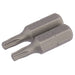 Draper-TX-STARÂ®-Insert-Bit,-1/4"-Hex,-25mm-Long,-T15-(Pack-of-2)