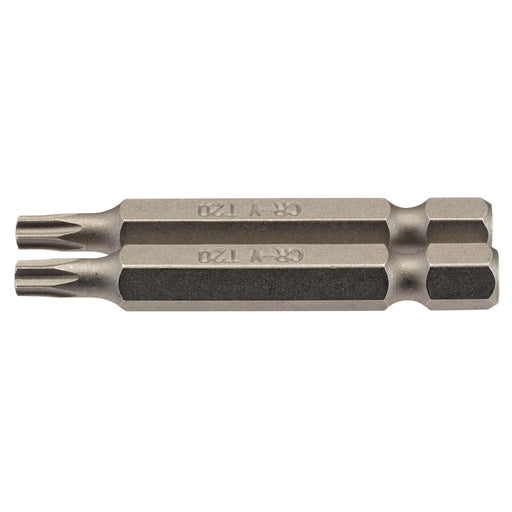 Draper-TX-STARÂ®-Insert-Bit,-1/4"-Hex,-50mm-Long,-T20-(Pack-of-2)