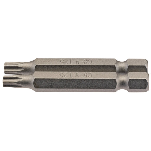 Draper-TX-STARÂ®-Insert-Bit,-1/4"-Hex,-50mm-Long,-T25-(Pack-of-2)