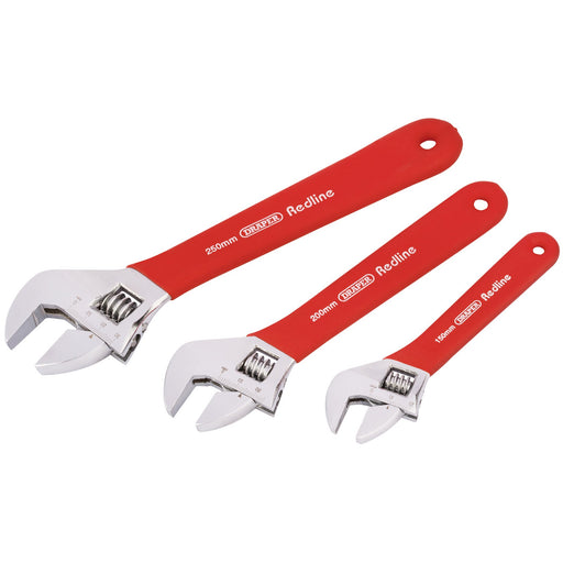 Draper-Redline®-Soft-Grip-Adjustable-Wrench-Set-(3-Piece)