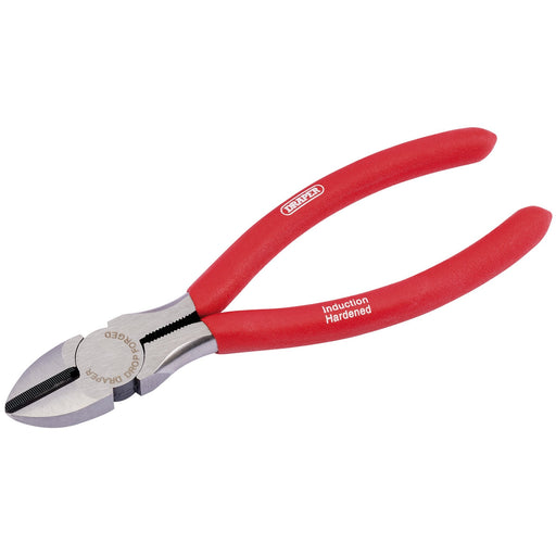 Draper-RedlineÂ®-Diagonal-Side-Cutter-with-PVC-Dipped-Handles,-160mm