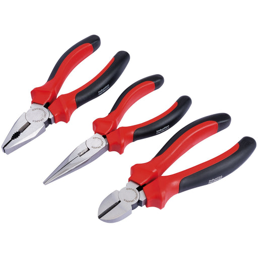 Draper-RedlineÂ®-Plier-Set-With-Soft-Grip-Handles,-160mm-(3-Piece)