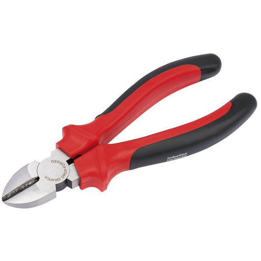 Draper-RedlineÂ®-Heavy-Duty-Diagonal-Side-Cutter-with-Soft-Grip-Handles,-180mm