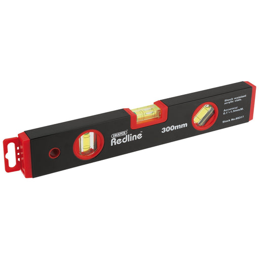 Draper-RedlineÂ®-Box-Spirit-Level,-300mm