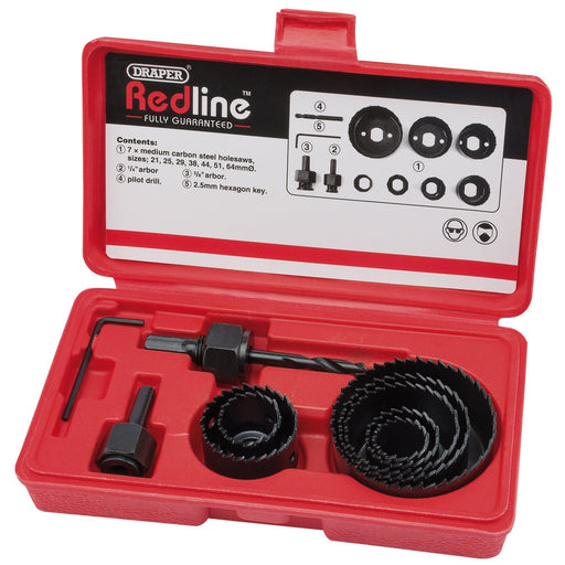 Draper-RedlineÂ®-Holesaw-Kit-(11-Piece)