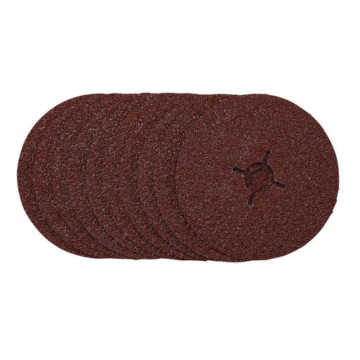 Fibre-Sanding-Discs,-125mm,-24-Grit,-(Pack-of-10)