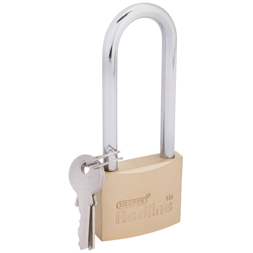 Draper-Redline®-Padlock,-Long-Shackle,-40mm