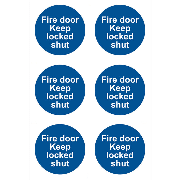 Fire-Door-Keep-Locked'-Mandatory-Sign-(Pack-of-6)