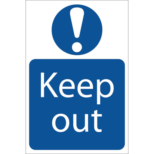 Keep-Out'-Mandatory-Sign,-200-x-300mm