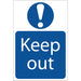 Keep-Out'-Mandatory-Sign,-200-x-300mm