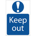 Keep-Out'-Mandatory-Sign,-400-x-600mm