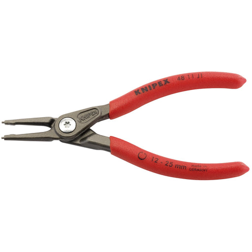 KNIPEX-48-11-J1-140mm-Internal-Straight-Tip-Circlip-Pliers,-12---25mm-Capacity