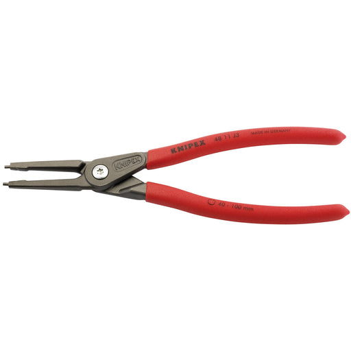 KNIPEX-48-11-J3-225mm-Internal-Straight-Tip-Circlip-Pliers,-40---100mm-Capacity