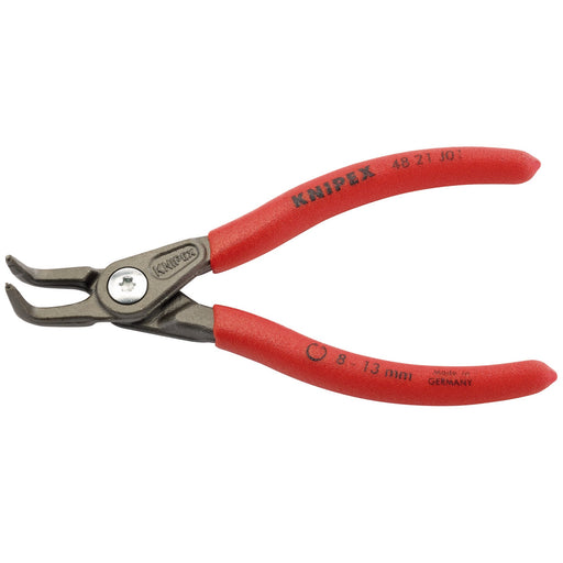 KNIPEX-48-21-J01-90°-Internal-Straight-Tip-Circlip-Pliers,-8---13mm-Capacity,-130mm
