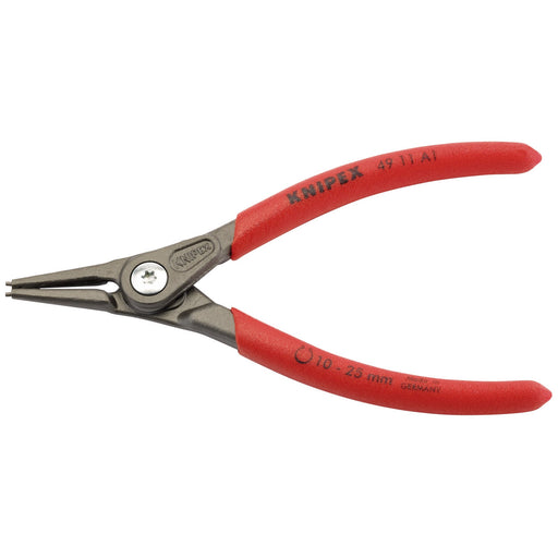 KNIPEX-49-11-A1-140mm-External-Straight-Tip-Circlip-Pliers,-10---25mm-Capacity