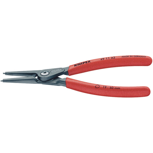 KNIPEX-49-11-A2-180mm-External-Straight-Tip-Circlip-Pliers,-19---60mm-Capacity