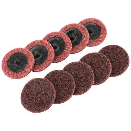 Polycarbide-Abrasive-Pads,-50mm,-Medium-(Pack-of-10)