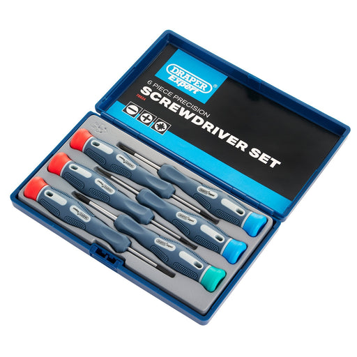 Draper-Expert-Soft-Grip-Precision-Screwdriver-Set-(6-Piece)