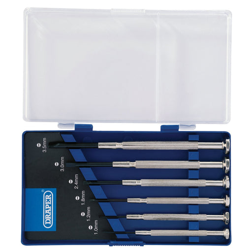 Precision-Screwdriver-Set,-6-x-Plain-Slot-(6-Piece)
