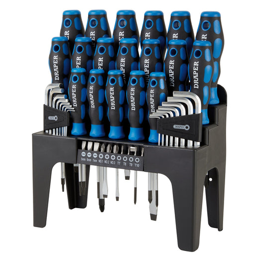 Soft-Grip-Screwdriver,-Hex.-Key-and-Bit-Set-(44-Piece)