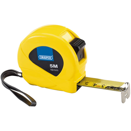 Measuring-Tapes,-5m/16ft-x-19mm,-3-Colours-(Dispenser-of-12)