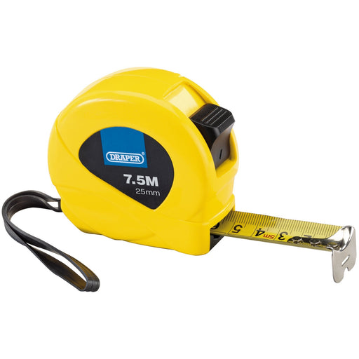 Measuring-Tapes,-7.5m/25ft-x-25mm,-3-Colours-(Dispenser-of-12)