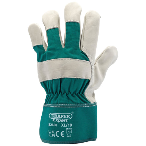 Draper-Expert-Premium-Leather-Gardening-Gloves,-Extra-Large