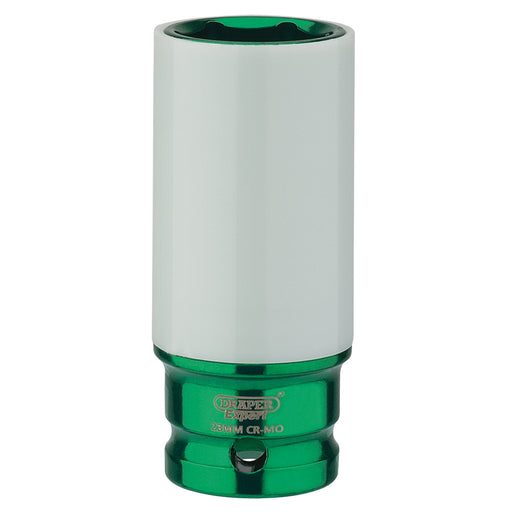 Draper-HI-TORQÂ®-Wheel-Nut-Socket-for-Alloy-Wheels,-1/2"-Sq.-Dr.-(23mm)