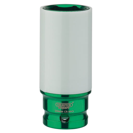 Draper-HI-TORQ®-Wheel-Nut-Socket-for-Alloy-Wheels,-1/2"-Sq.-Dr.-(23mm)