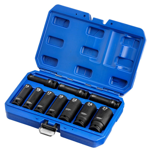 Metric-Deep-Impact-Socket-Set,-1/2"-Sq.-Dr.-(10-Piece)