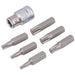 Draper-TX-STARÂ®-Bit-and-Bit-Holder-Set,-3/8"-Sq.-Dr.-(7-Piece)
