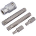 Spline-Bit-Set,-1/2"-Sq.-Dr.-(5-Piece)